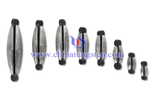 Tungsten Rubber Core Fishing Sinkers Picture